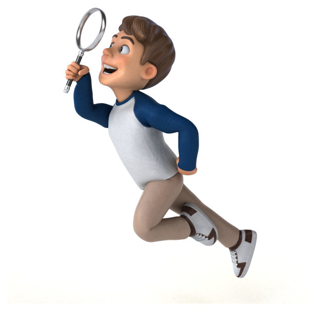 3D卡通人物有趣的少年图片下载