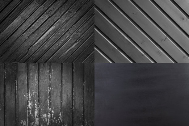 各种黑色纹理的集合图片下载