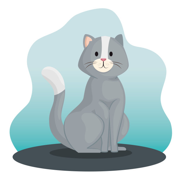 可爱的小猫咪动物图标图片下载