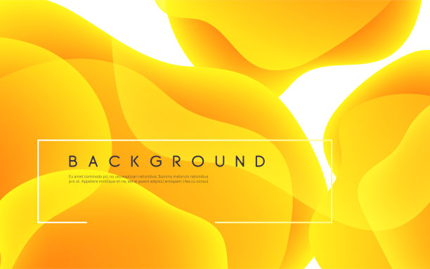 彩色抽象极简矢量背景与发光的流体形状图片下载