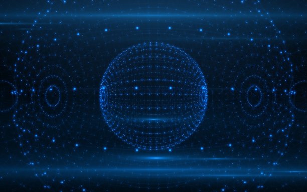 具有全球网络线路设计背景。技术未来的背景图片下载