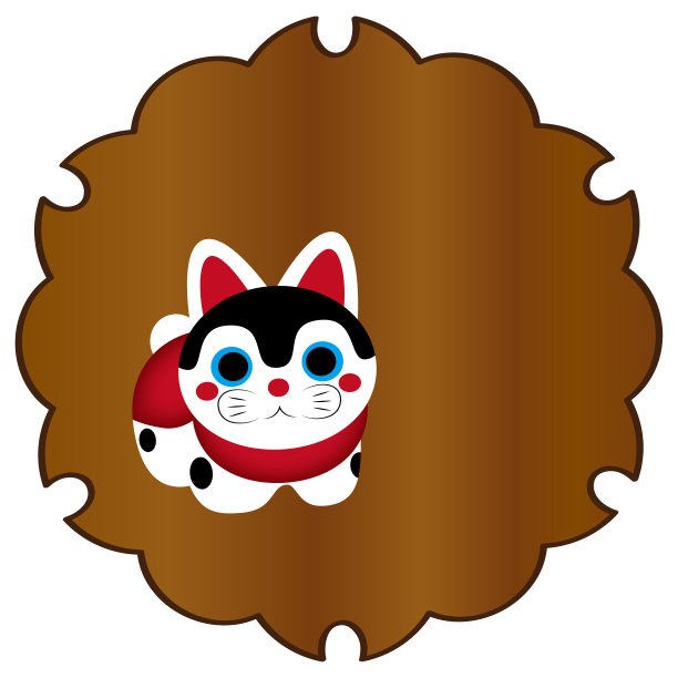 可爱的Shiba Inu-san插图向量图片下载