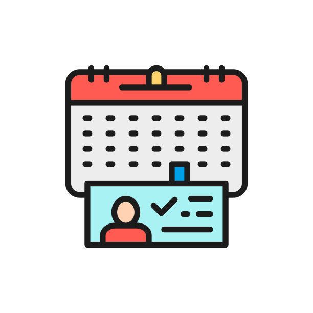 总统选举日，提醒投票，投票单色线图标。素材图片