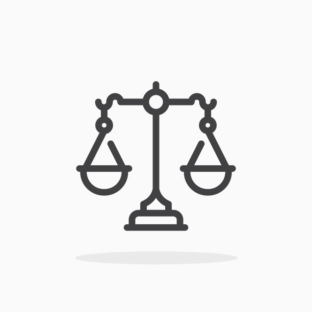 线性风格的秤图标图片下载