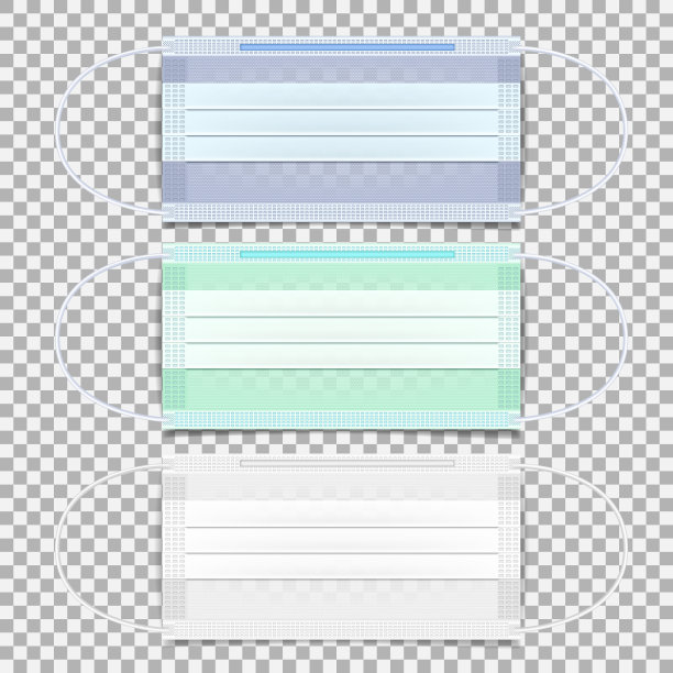 口罩矢量图素材ID：350819634