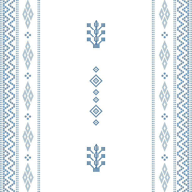 无缝几何装饰矢量图案上的白色背景。抽象背景主题ulos。创意设计布料图案。部落民族设计图片下载