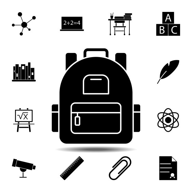 UI/UX教育系列背包图标图片下载