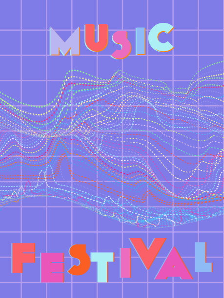 音乐节封面背景。图片下载
