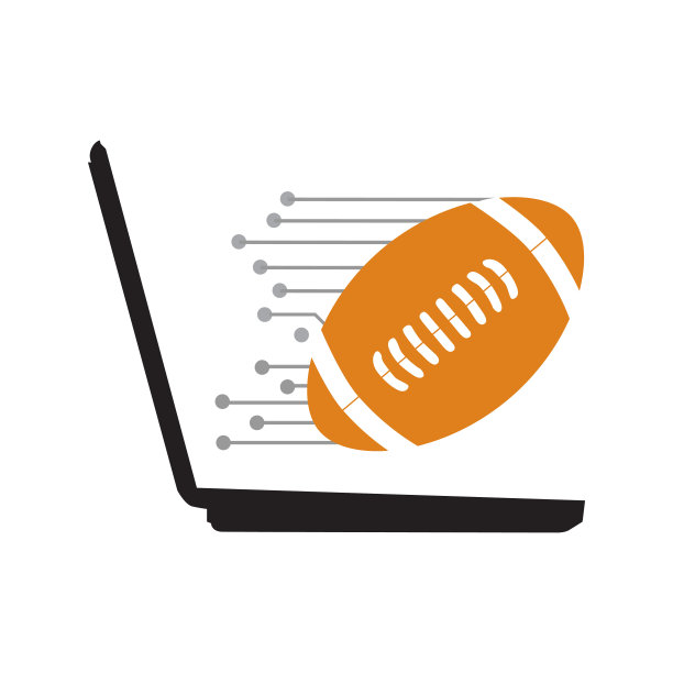 橄榄球、电路板和笔记本电脑图片下载