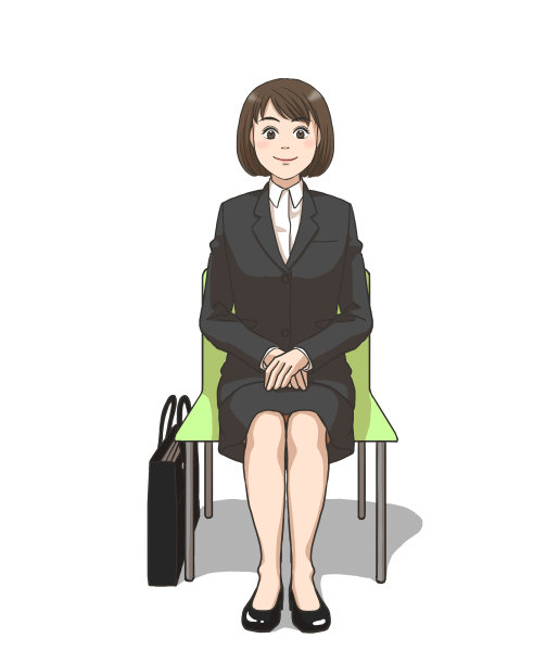 一个正在面试的年轻求职者图片下载