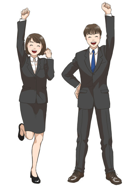 一个积极的年轻求职者图片下载