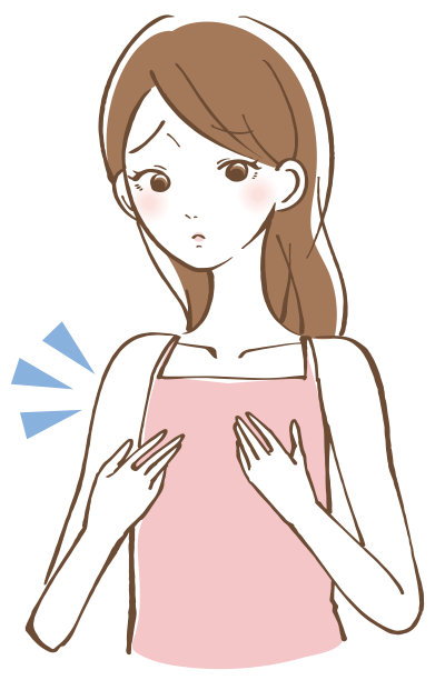 关心乳房大小的女人图片下载