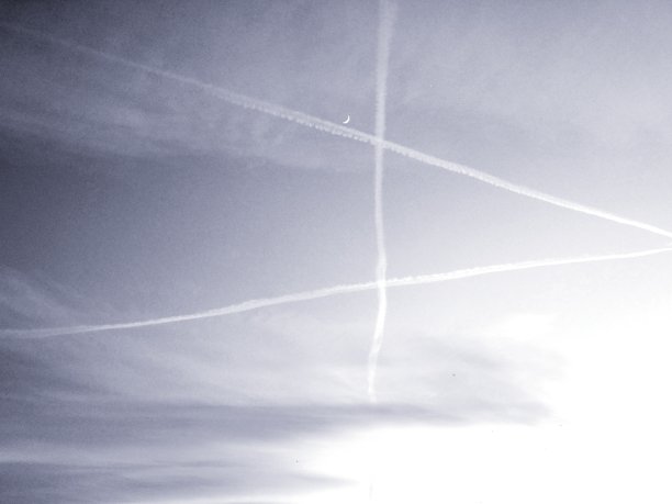 彩色日落，黑白日落图片下载