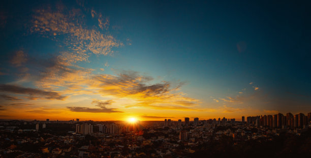 巴西Ribeirao Preto的日出图片下载