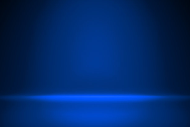 蓝色渐变的空房间用于放置产品图片下载