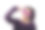 困惑和晕眩的亚洲女人戴着滑稽的眼镜，女孩的面部表情感觉担心凌乱的问题在孤立的白色背景。图片下载