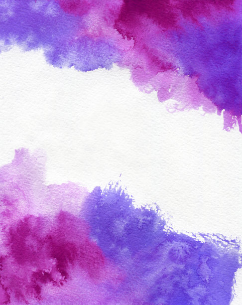 色彩鲜艳的水彩纹理。手绘背景与文本的地方。图片下载