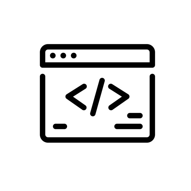 图标的编码，编程。网站的布局。白色背景上的矢量图标。时髦的线性图标。图标为网站和打印。标志,象征,象征。界面元素。图片下载