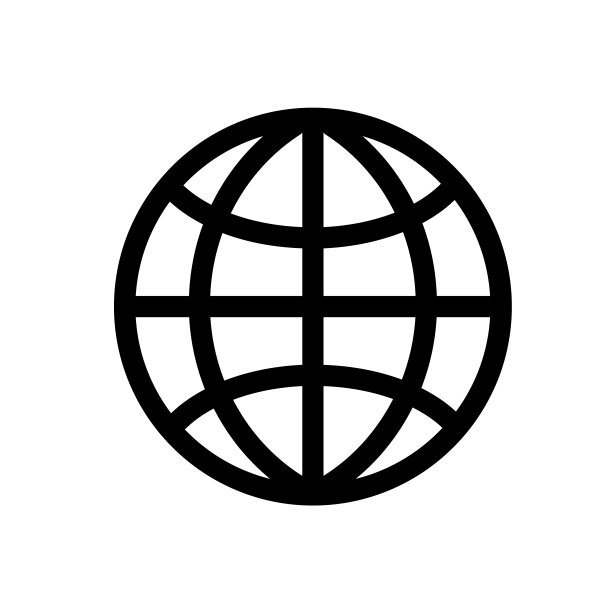 地球,地球图标。白色背景上的矢量图标。时髦的线性图标。图标为网站和打印。标志,象征,象征。界面元素。图片下载