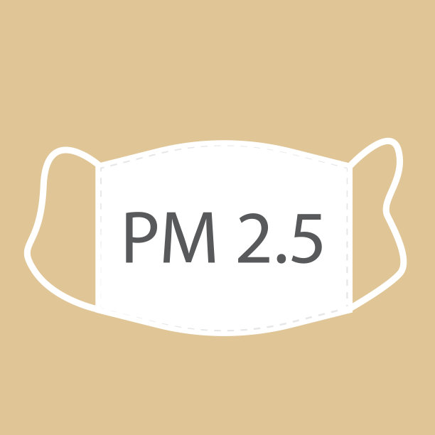 pm2.5污染口罩概念用于空气质量图片下载