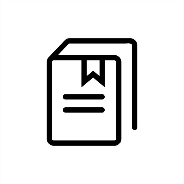 法律书图标。黑名册上的法律偶像。正义的象征图片下载