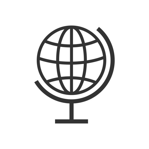 全球的图标。全球的象征。平面向量插图图片下载