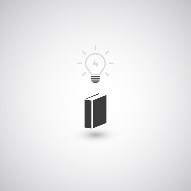 书籍和灯泡-创意概念设计图片下载