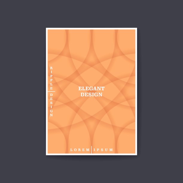 现代的封面设计。具有分层交叉效果的体积纹波模式。三维向量旗帜。图片下载