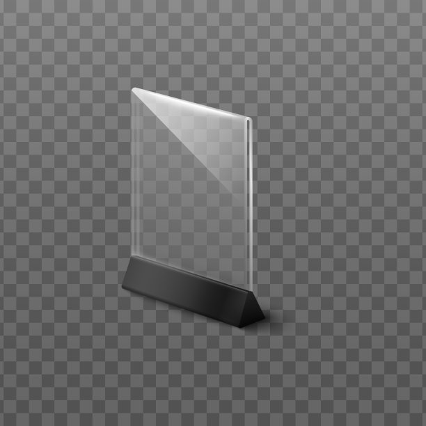 空清楚的塑料桌子架模型孤立在透明的背景图片下载