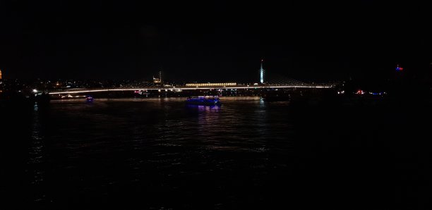晚上伊斯坦布尔城市图片下载