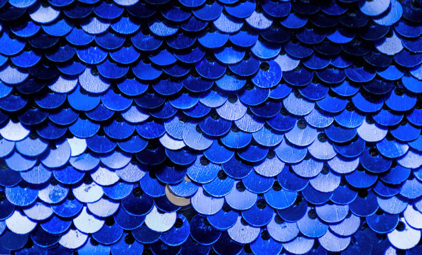 蓝色闪亮亮片图片下载