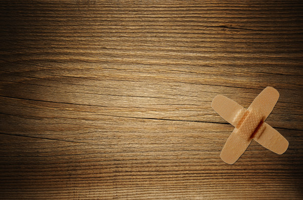 风化木纹和胶粘绷带图片下载