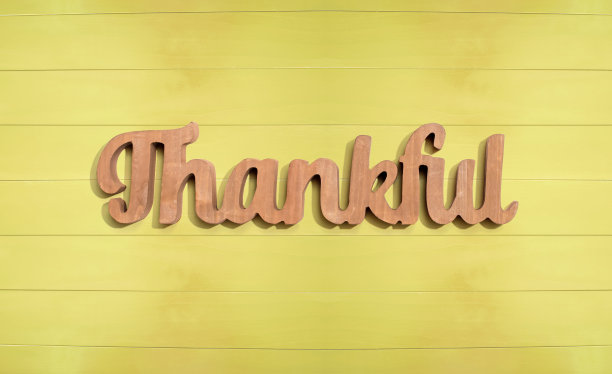 感恩木质文字图片下载