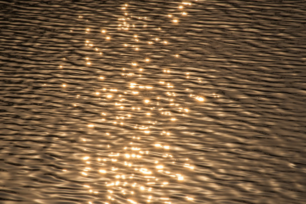 水面上闪烁着阳光图片下载