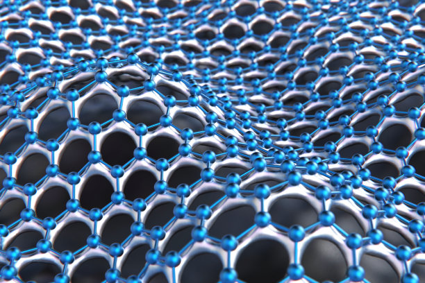 石墨烯原子结构纳米技术背景库存照片图片下载