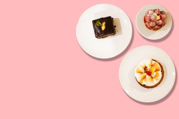俯视图甜点食物摄影图片下载