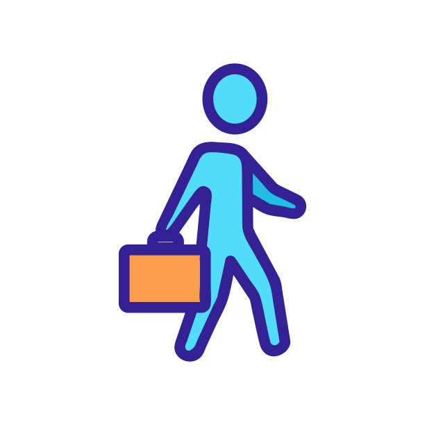 业务组合图标向量。孤立轮廓符号插图图片下载