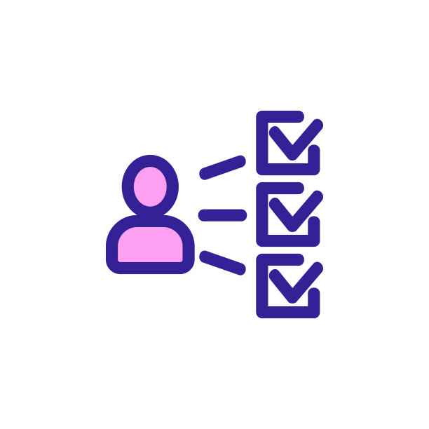 对矢量图标进行调查。孤立轮廓符号插图图片下载