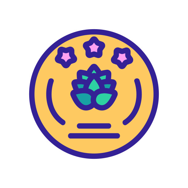 啤酒厂的标志是一个图标向量。孤立轮廓符号插图图片下载