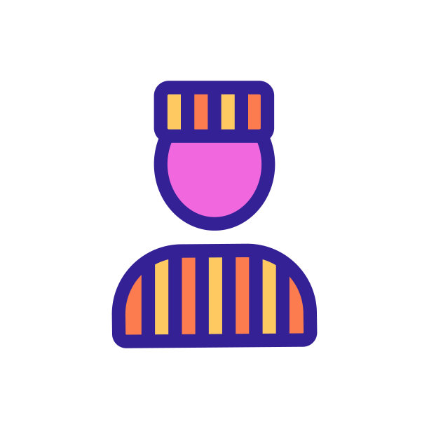 监狱形式图标向量。孤立轮廓符号插图图片下载