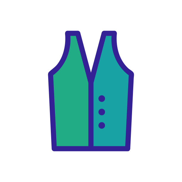 无袖矢量图标。孤立轮廓符号插图图片下载