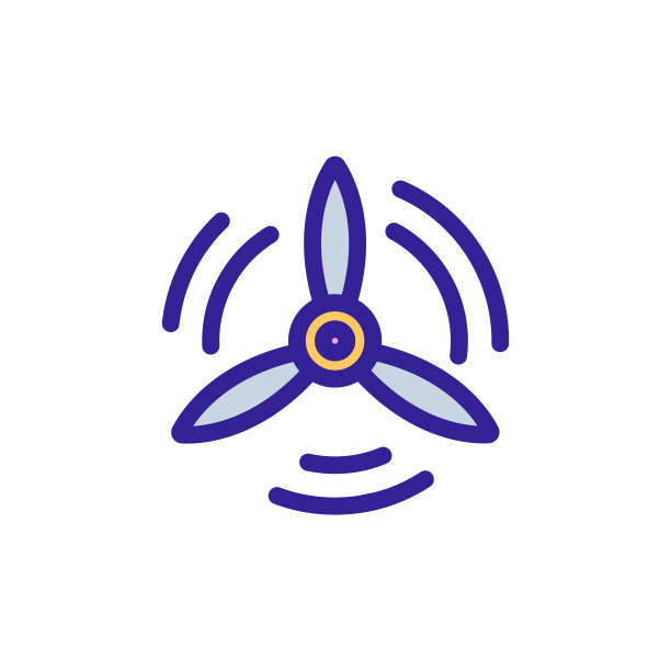 空气螺杆loicon矢量。孤立轮廓符号插图图片下载