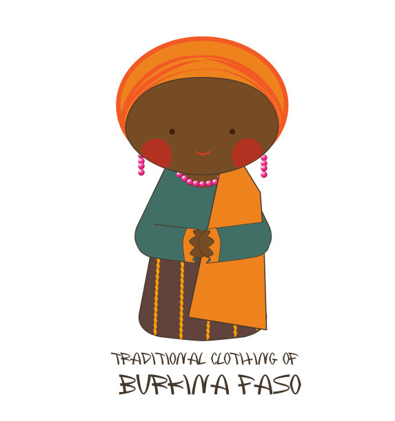 布基纳法索的传统服装图片下载