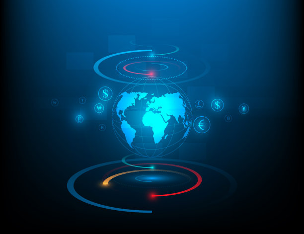 改变世界货币的金融符号和资金转移图片下载