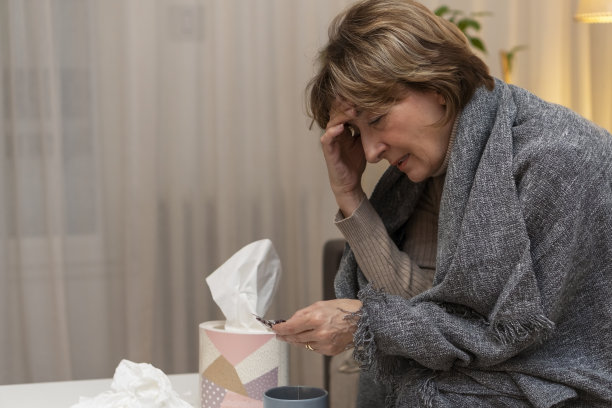 女高管在家生病图片下载