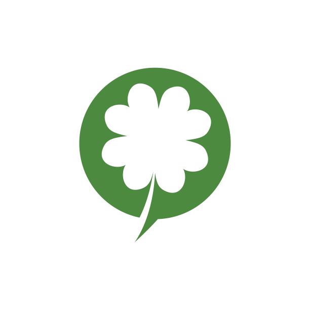 三叶草图标矢量插图设计图片下载