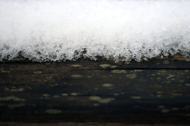 雪与木的纹理图片下载