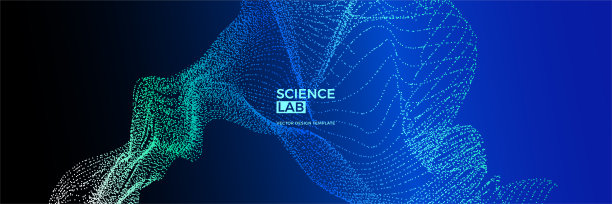 未来与动态粒子背景图片下载