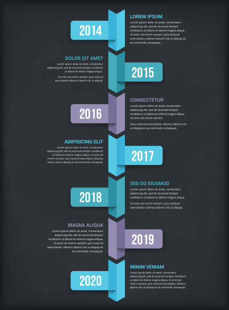 时间轴信息图图片下载