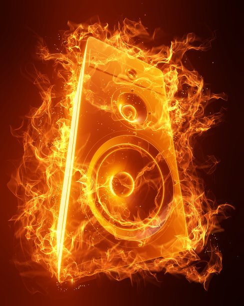 燃烧声扬声器图片下载